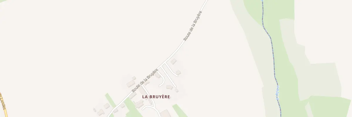 Plan du 14 Rte de la Bruyere - Tournay à Val d’Arry