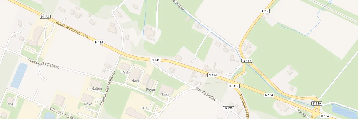 Plan du 9 Rue des Augas à Escout