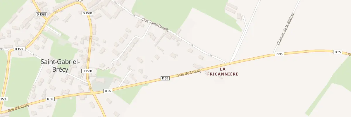 Plan du 14 Rue de Creully à Creully sur Seulles