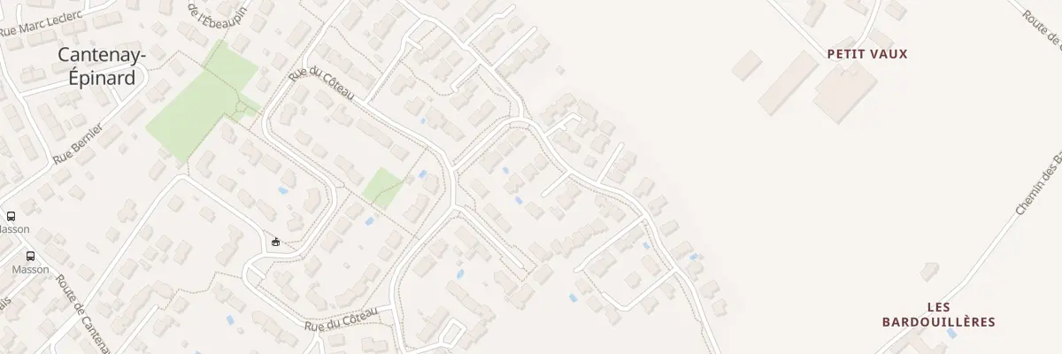 Plan du 2 Imp des Tonneliers à Cantenay-Épinard