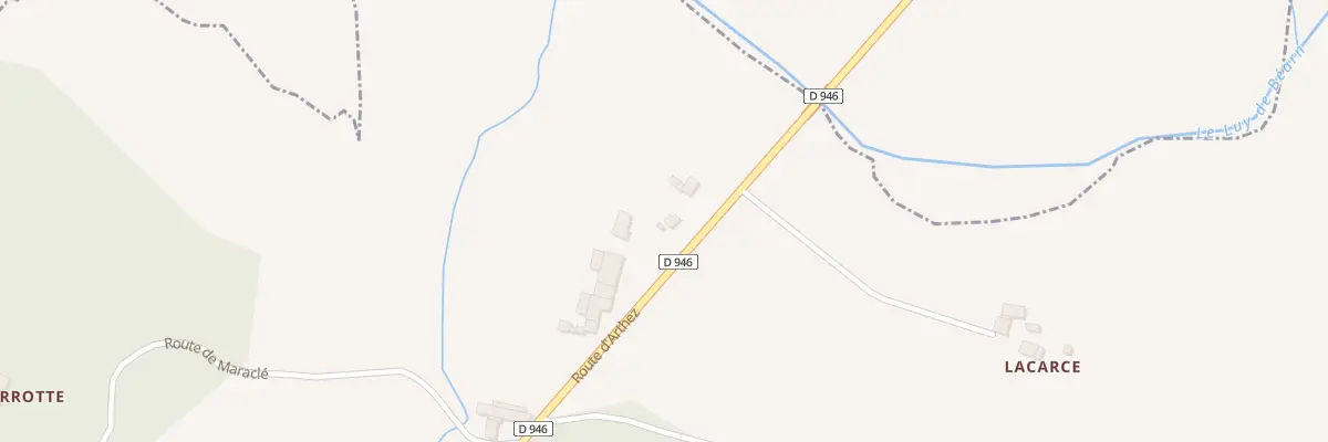Plan du 2732 Rte d’Arthez à Morlanne