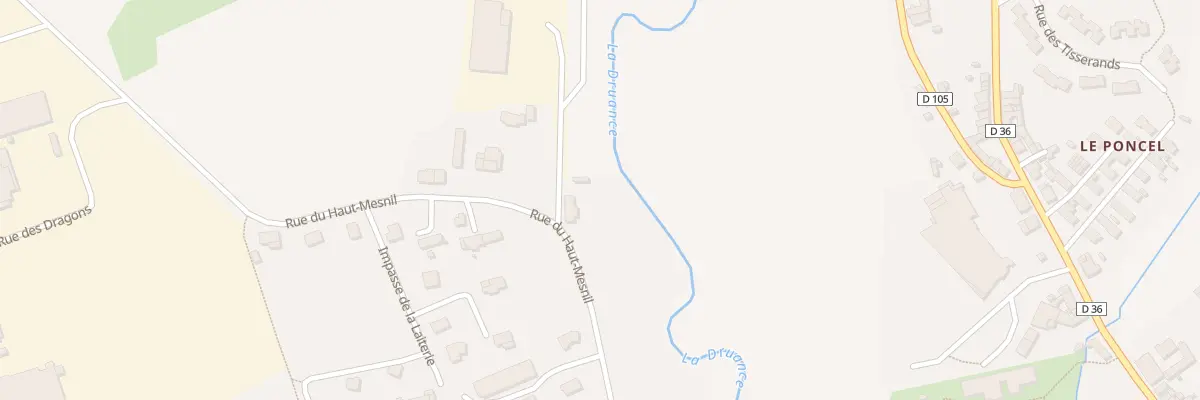 Plan du 32 Rue du Haut Mesnil - Conde à Condé-en-Normandie