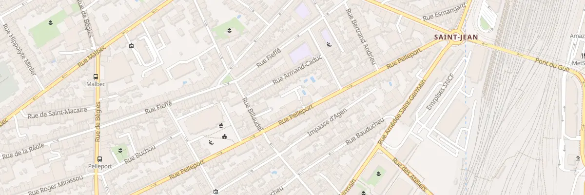 Plan du 57 Rue Pelleport à Bordeaux