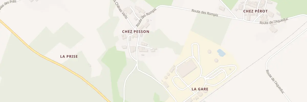 Plan du 2 Imp des Frenes au Douhet