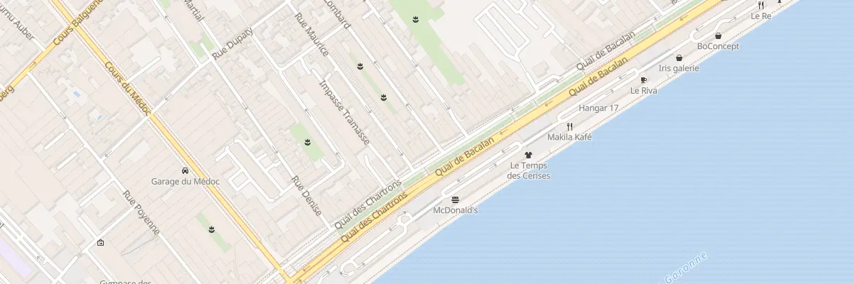 Plan du 5 Quai Bacalan à Bordeaux