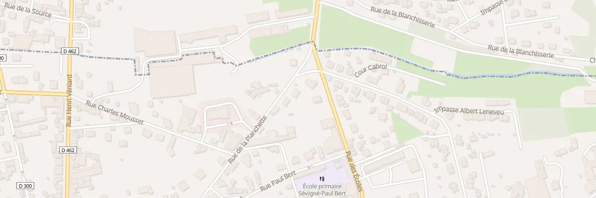 Plan du 58 Rue de la Planchette à Flers