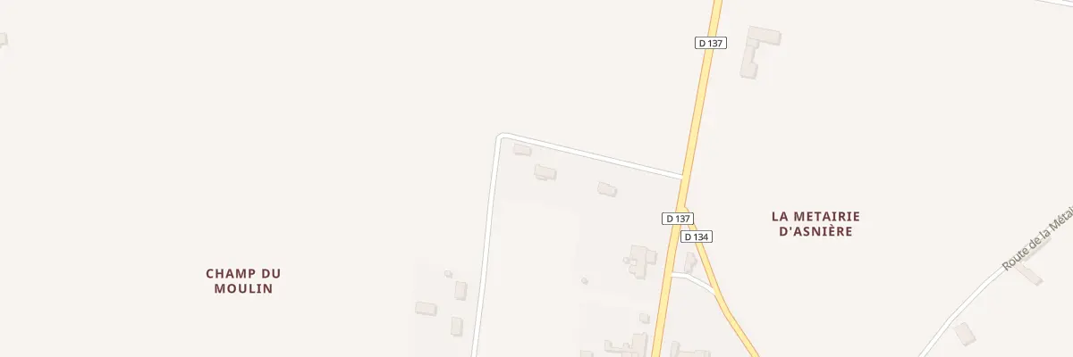 Plan du 3 Rte des Pierrieres à Belluire