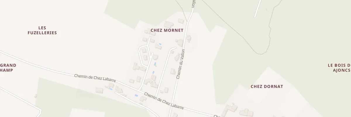 Plan du 12B Che du Vallon à Vénérand