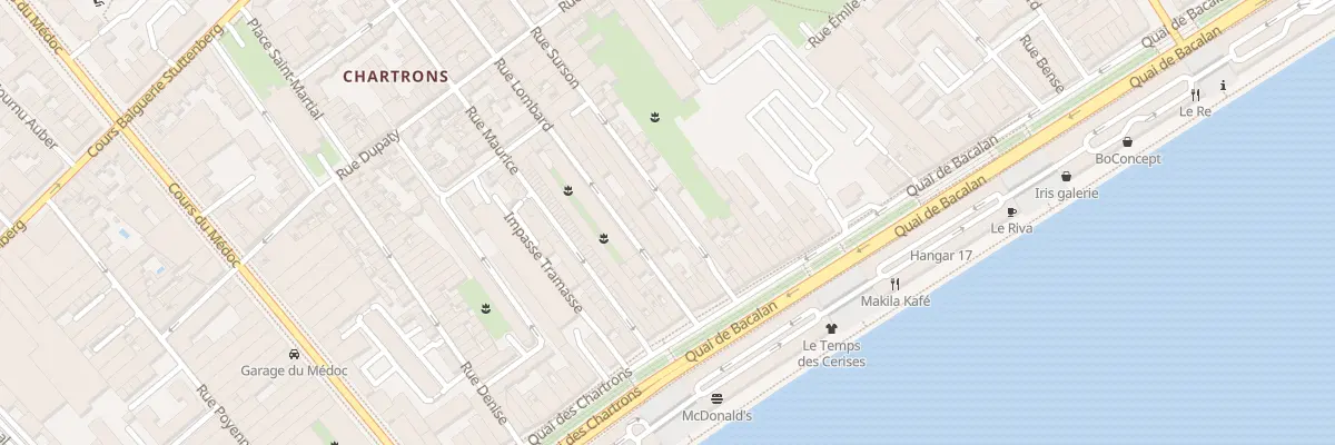 Plan du 20 Rue Surson à Bordeaux