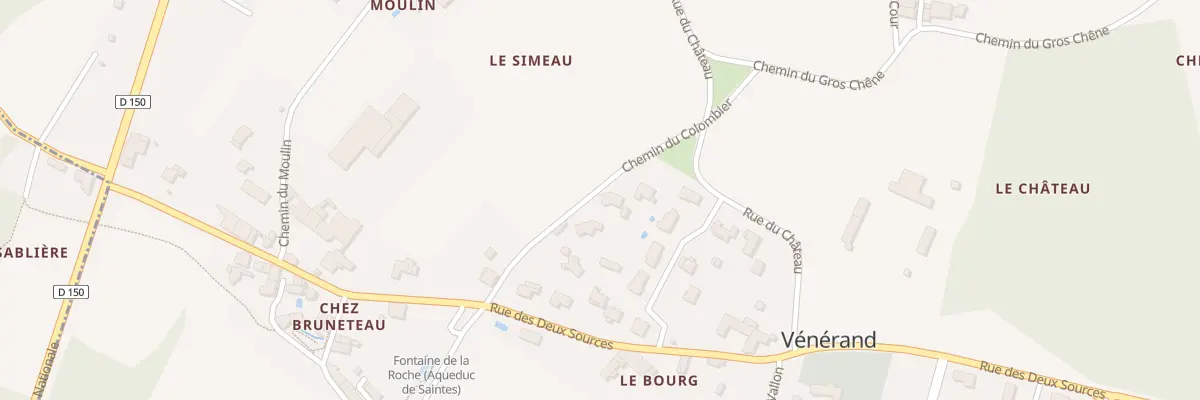 Plan du 2B Che du Colombier à Vénérand