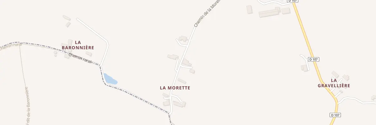 Plan du 5 Che de la Morette à Écuillé