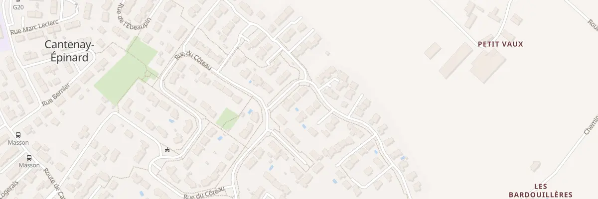 Plan du 4 Rue des Vendanges à Cantenay-Épinard