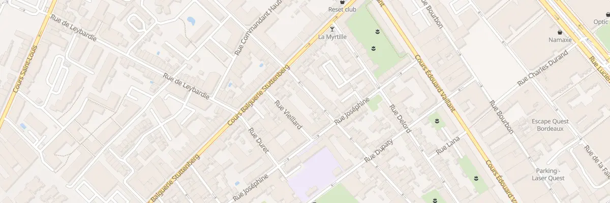 Plan du 86 Rue Chantecrit à Bordeaux