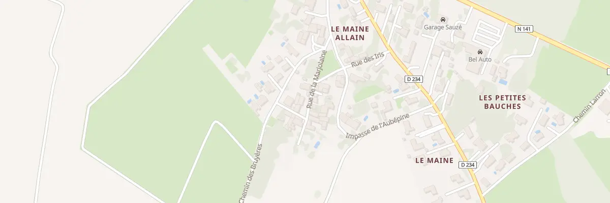 Plan du 18 Rue de la Marjolaine à Chaniers