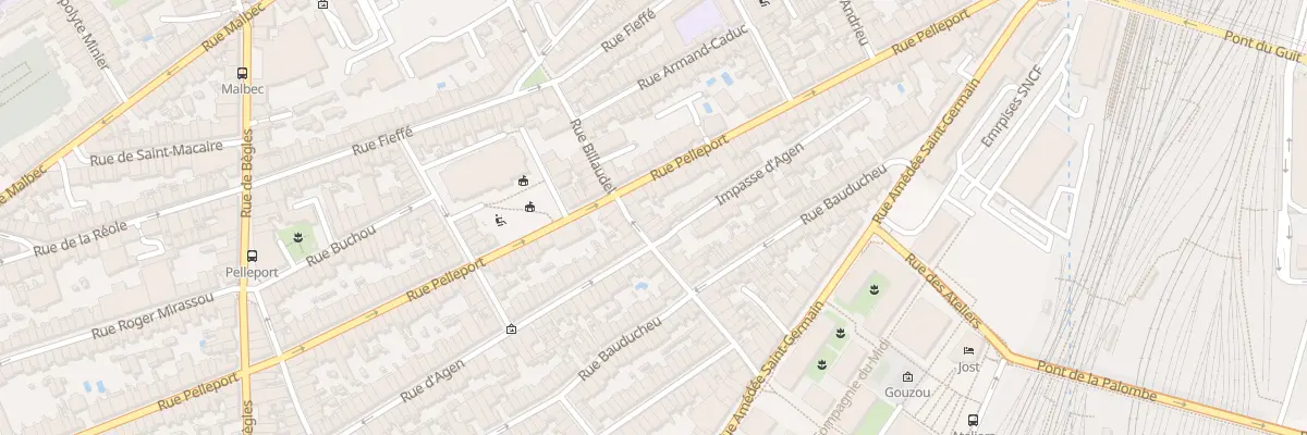 Plan du 138 Rue Billaudel à Bordeaux