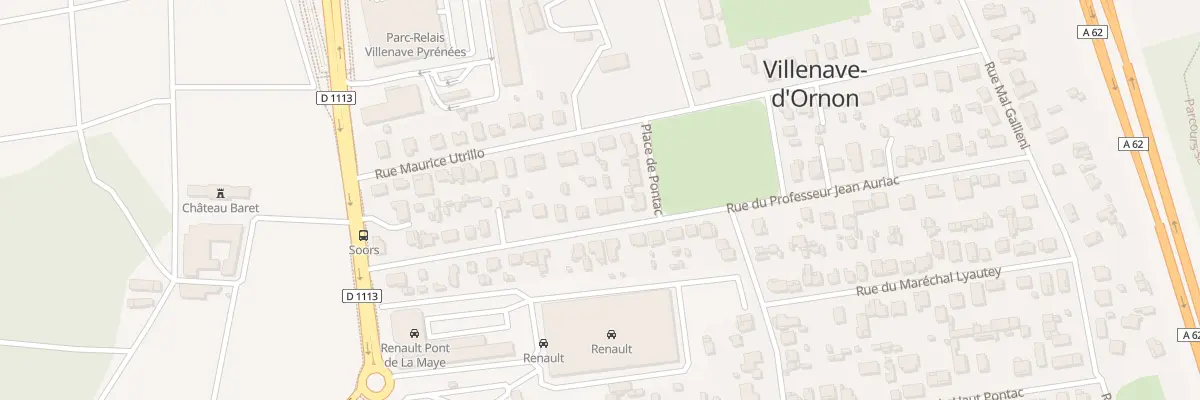 Plan du 20 Av du Prof Auriac à Villenave-d’Ornon