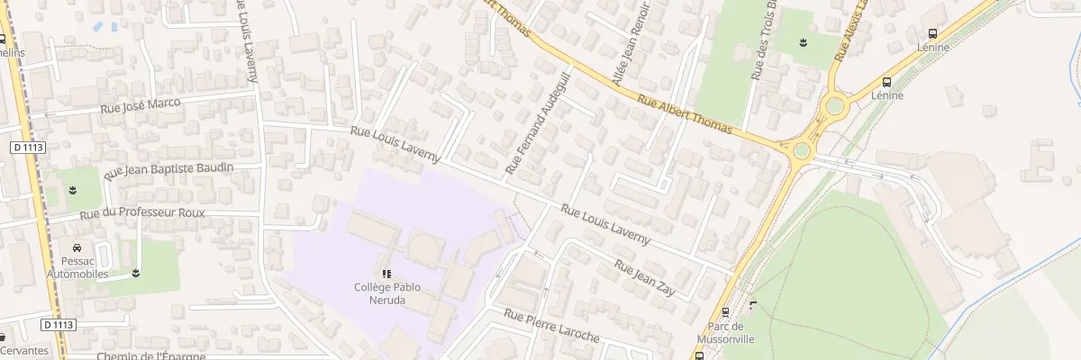 Plan du 37 Rue Louis Laverny à Bègles