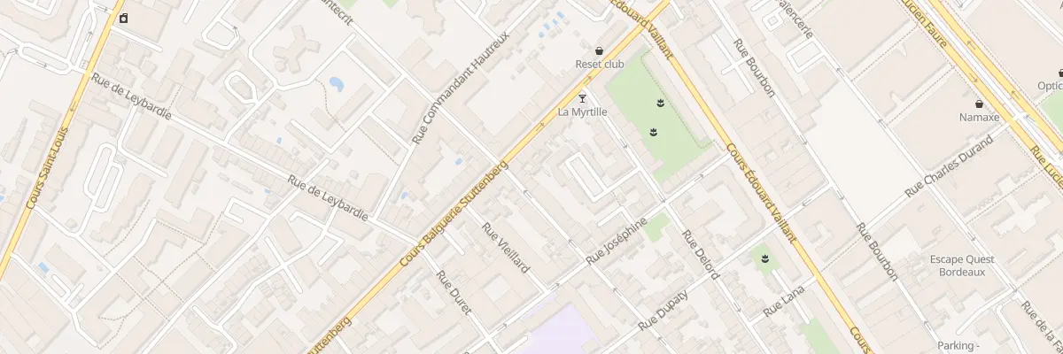 Plan du 95 Rue Chantecrit à Bordeaux