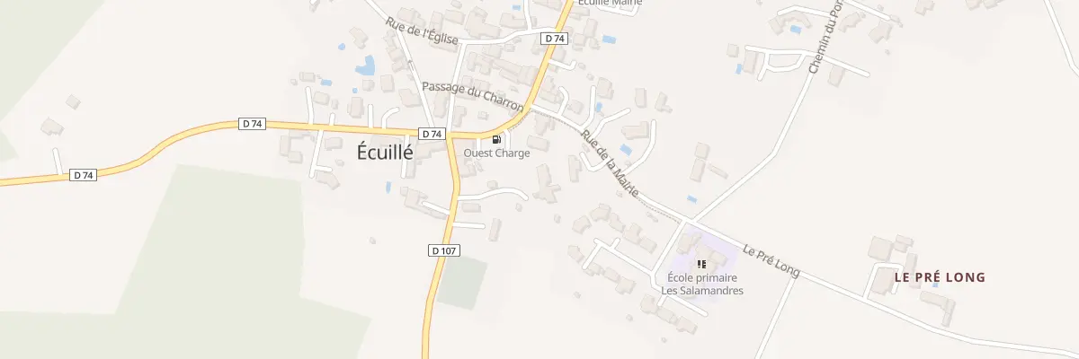 Plan du 5 Rue de la Tonnellerie à Écuillé