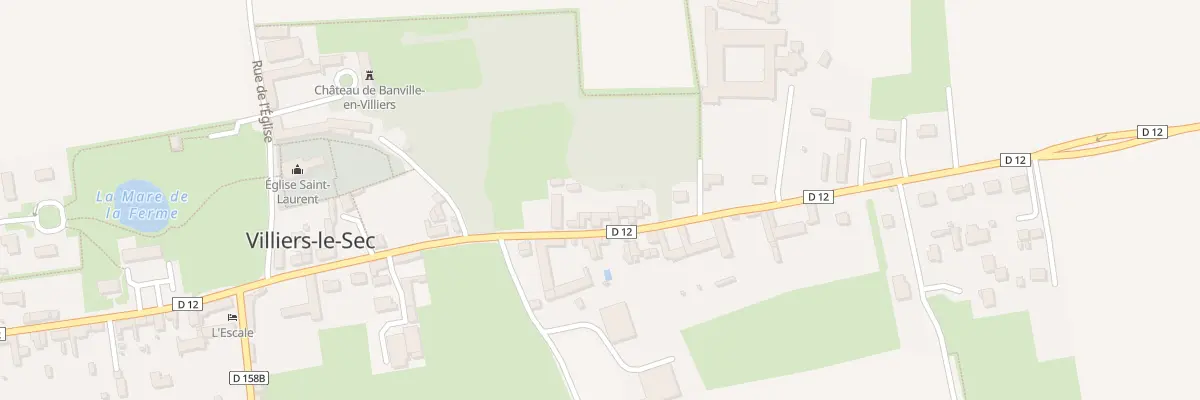 Plan du 17 Rue de Courseulles (Villiers) à Creully sur Seulles