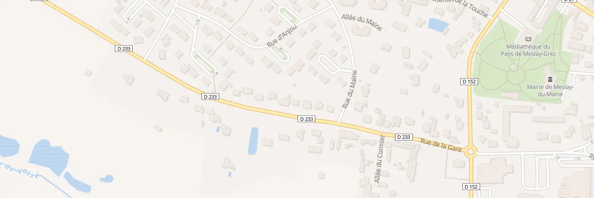 Plan du 54 Rue de la Gare à Meslay-du-Maine
