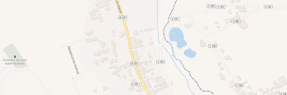 Plan du 391 Rue de la Liberte à Saint-Aubin-de-Blaye