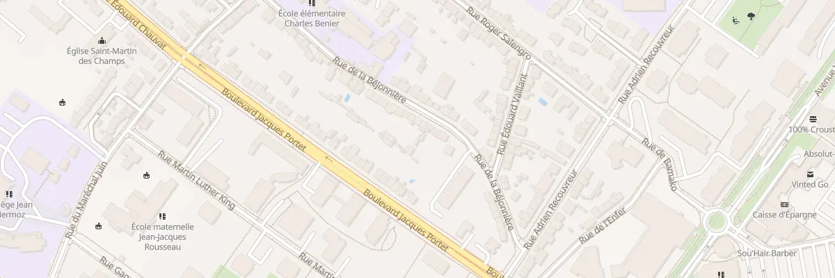 Plan du 38 Rue de la Béjonnière à Angers