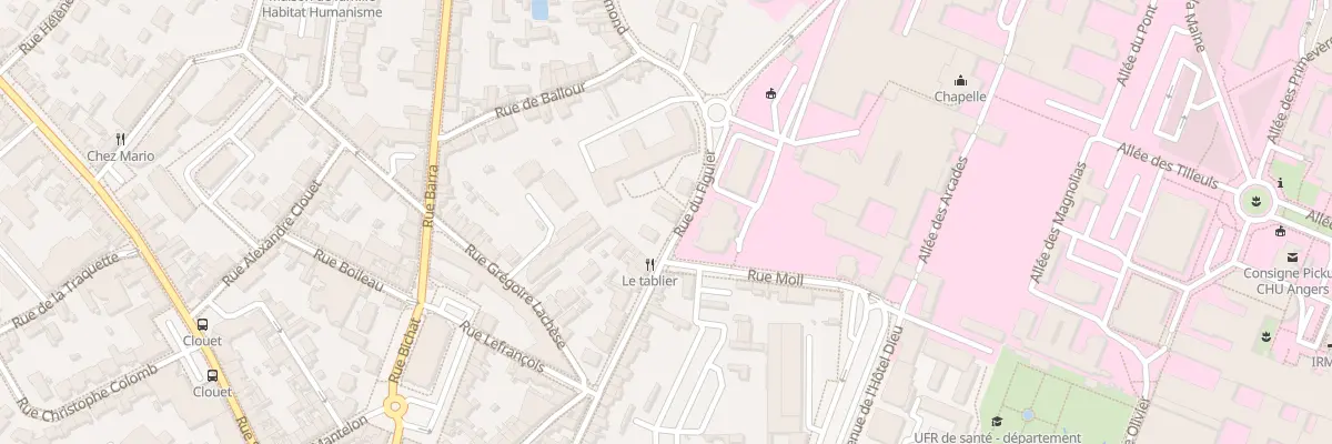 Plan du 18 Rue du Figuier à Angers
