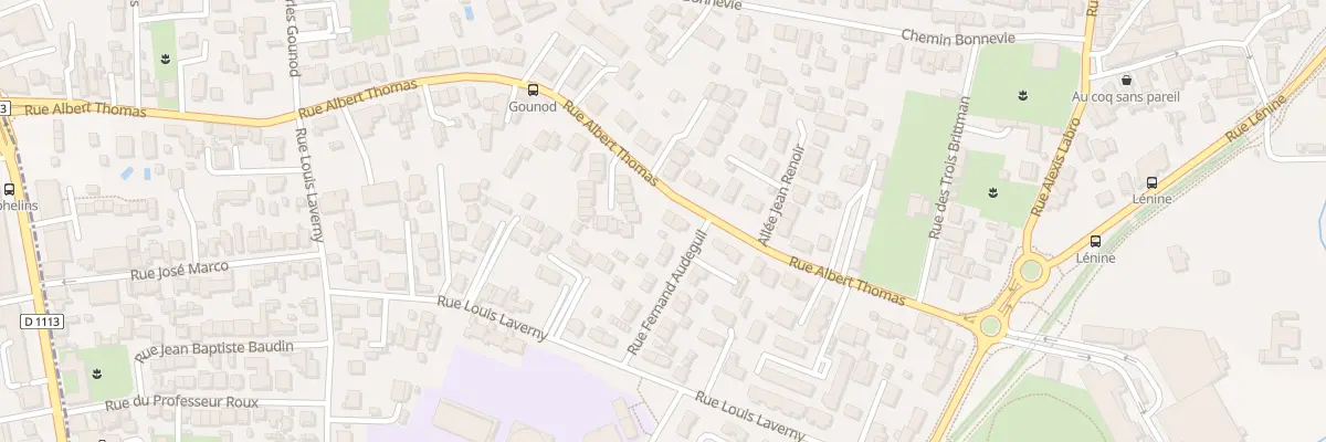 Plan du 38 Rue Albert Thomas à Bègles