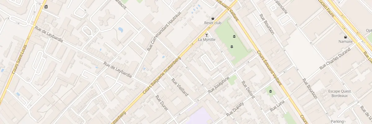 Plan du 97 Rue Chantecrit à Bordeaux