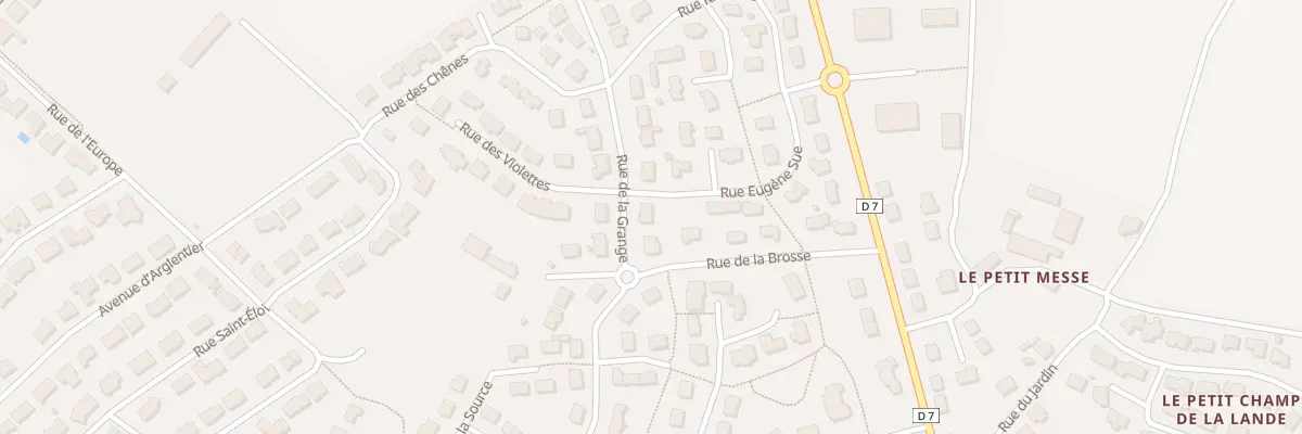 Plan du 24 Rue de la Grange à Aron