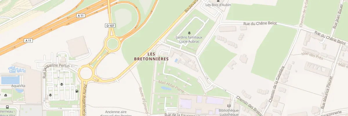 Plan du 5 Rue des Bretonnières à Angers