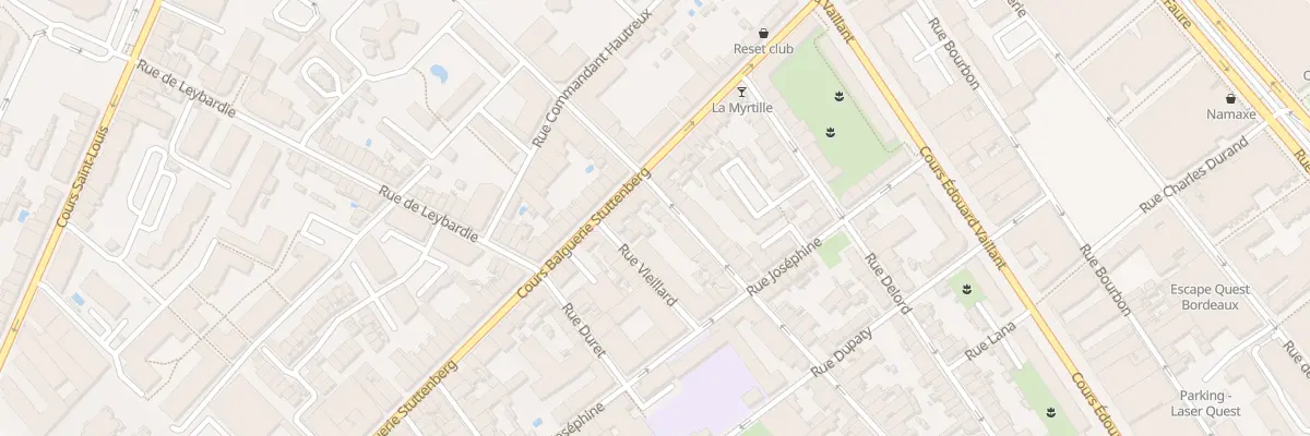 Plan du 90 Rue Chantecrit à Bordeaux