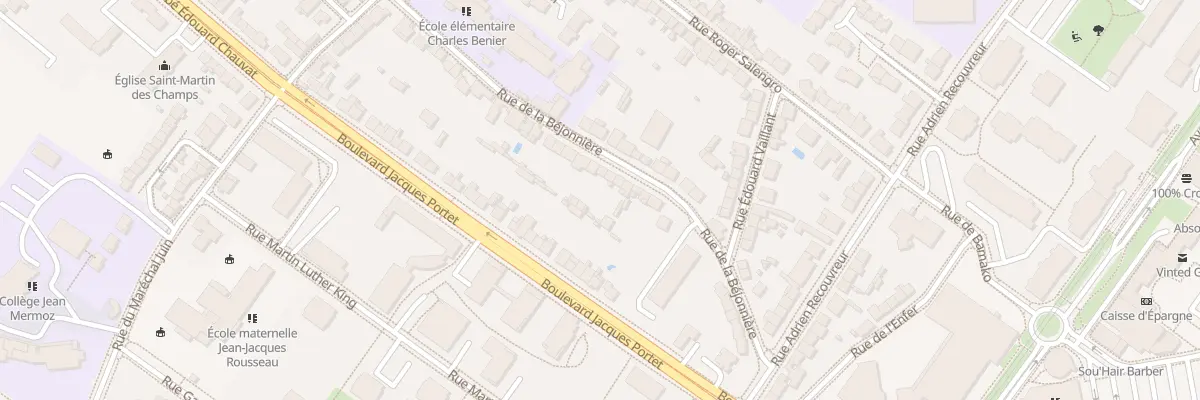 Plan du 36 Rue de la Béjonnière à Angers