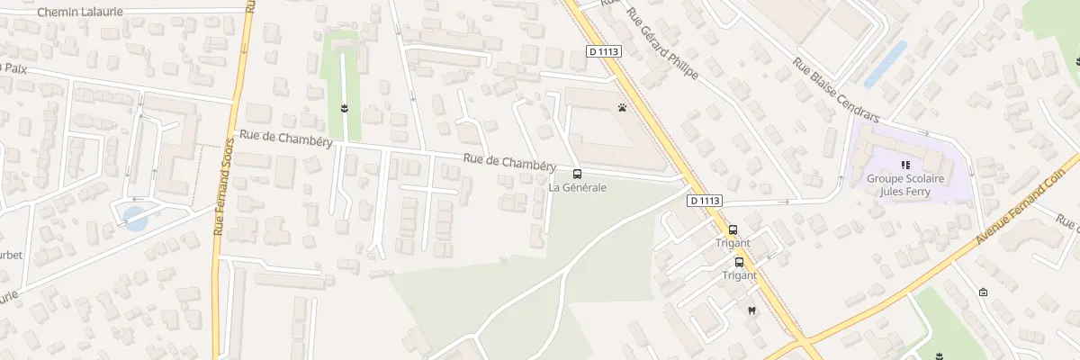 Plan du 10 Rue de Chambery à Villenave-d’Ornon