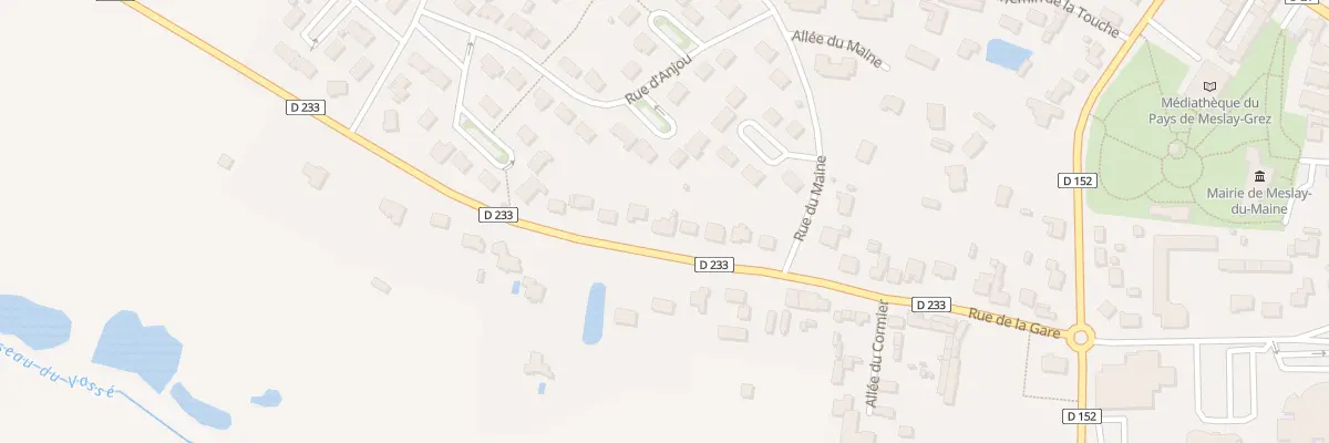 Plan du 56 Rue de la Gare à Meslay-du-Maine