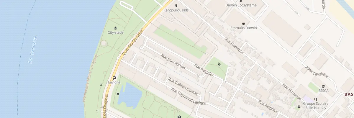 Plan du 36 Rue Jean Forton à Bordeaux