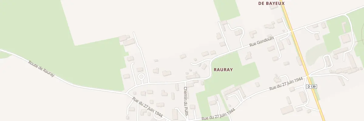Plan du 5053 Rauray à Tessel