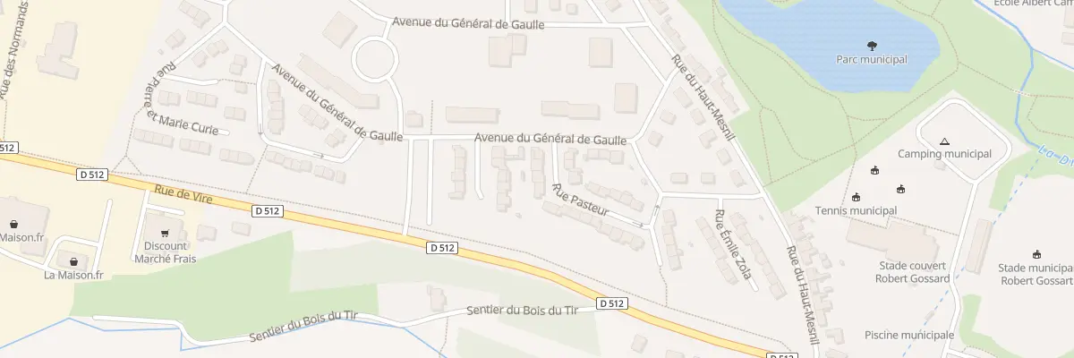 Plan du 5 Rue Pasteur - Conde Noireau à Condé-en-Normandie