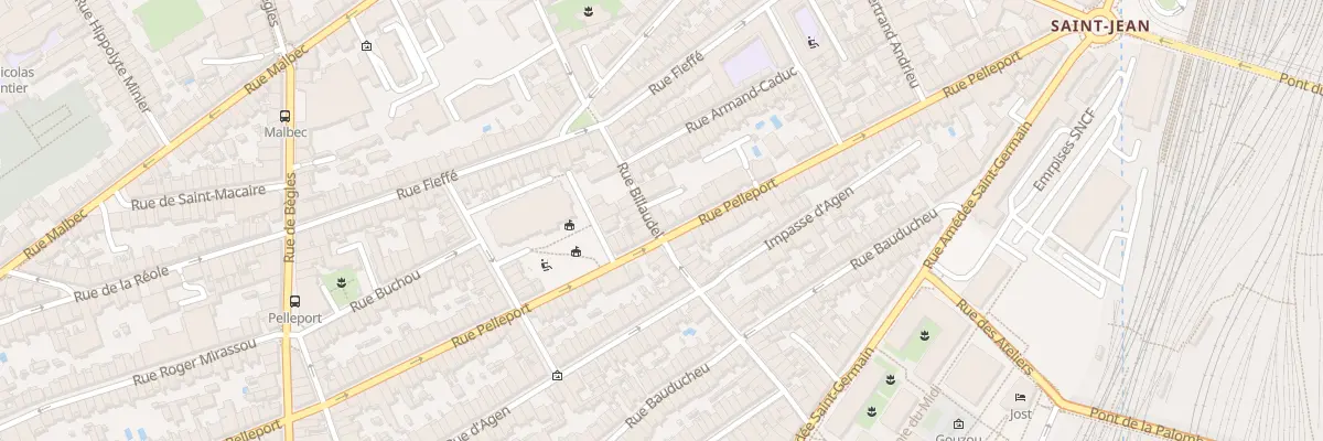 Plan du 79 Rue Pelleport à Bordeaux