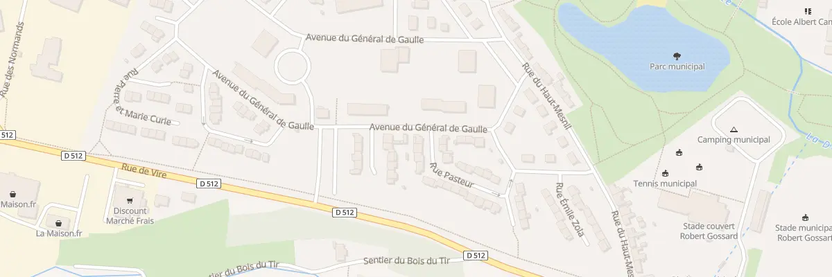 Plan du 1 Rue Pasteur - Conde Noireau à Condé-en-Normandie