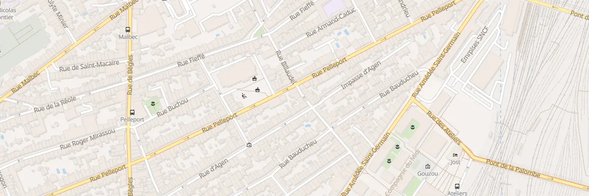 Plan du 135 Rue Billaudel à Bordeaux
