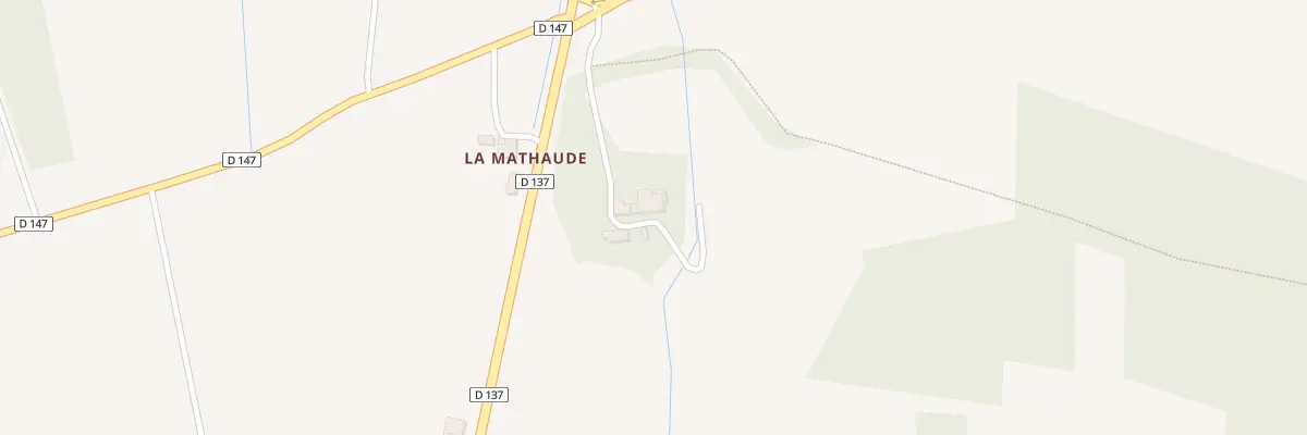 Plan du 3 La Mathaude à Saint-Dizant-du-Bois