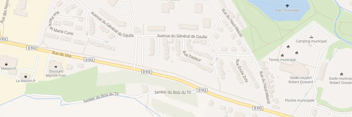 Plan du 7 Rue Pasteur - Conde Noireau à Condé-en-Normandie