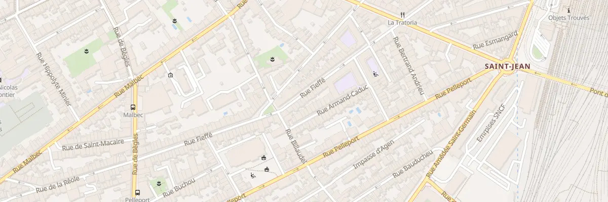 Plan du 76 Rue Fieffe à Bordeaux