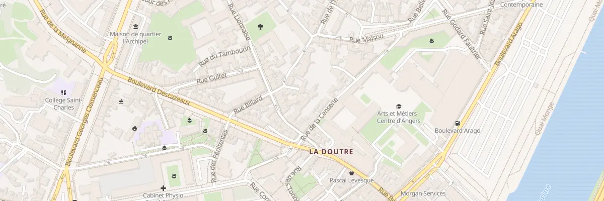 Plan du 12 Rue Lionnaise à Angers
