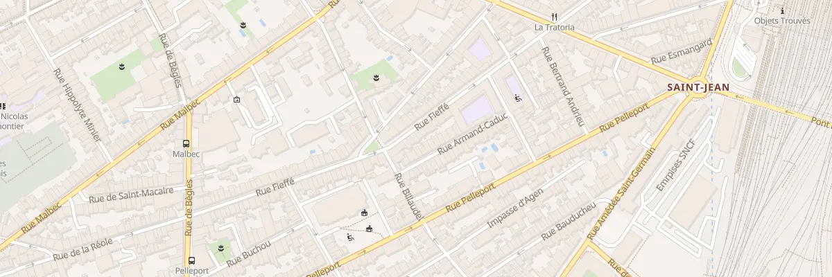 Plan du 78 Rue Fieffe à Bordeaux