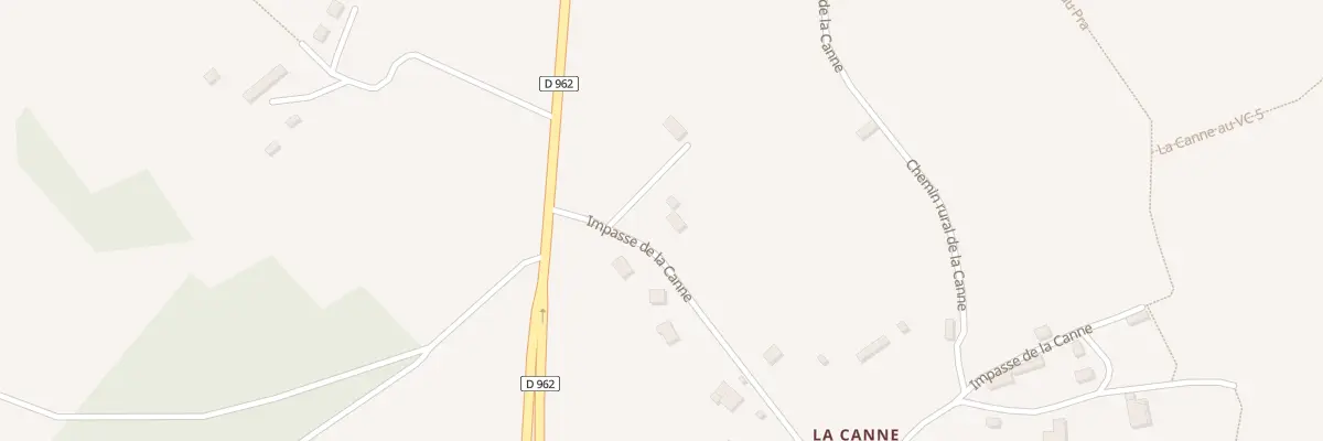 Plan du 173A La Canne à Montilly-sur-Noireau