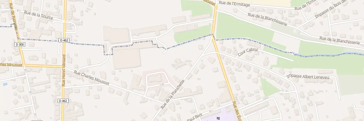 Plan du 45 Rue de la Planchette à Flers
