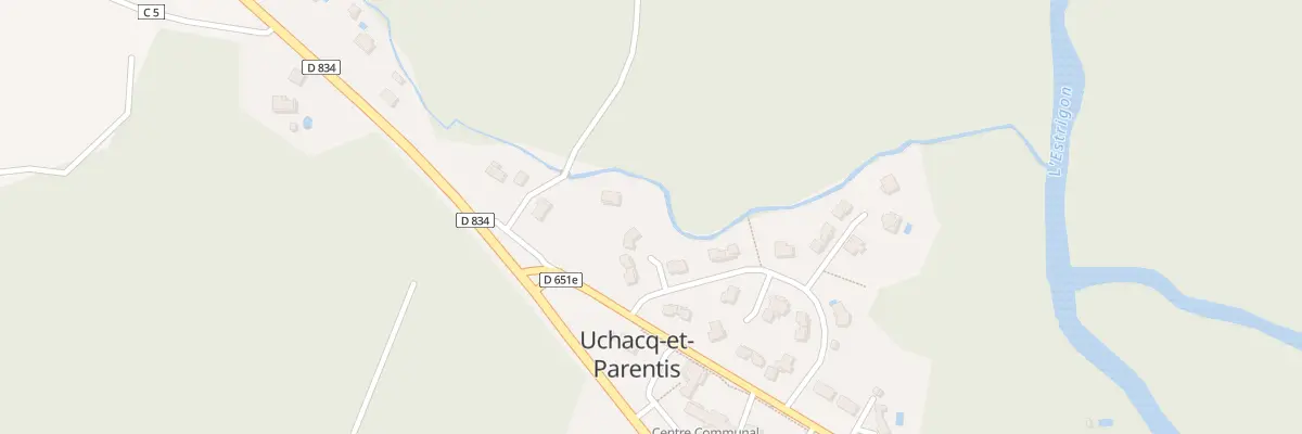 Plan du 2 Ham de la Fontaine à Uchacq-et-Parentis